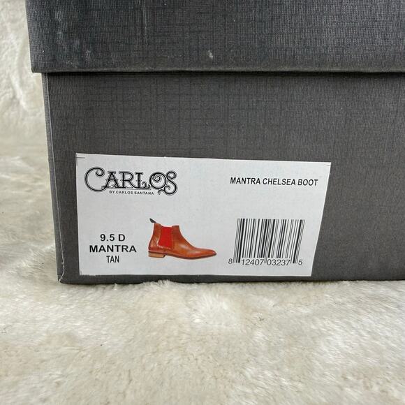 Carlos by Carlos Santana Mantra Chelsea Boots Men\'s Size 9.5 D Tan main image 8
